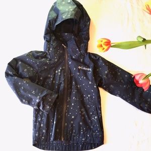 Splashy Columbia navy Unisex rain jacket XXS 4T/5T